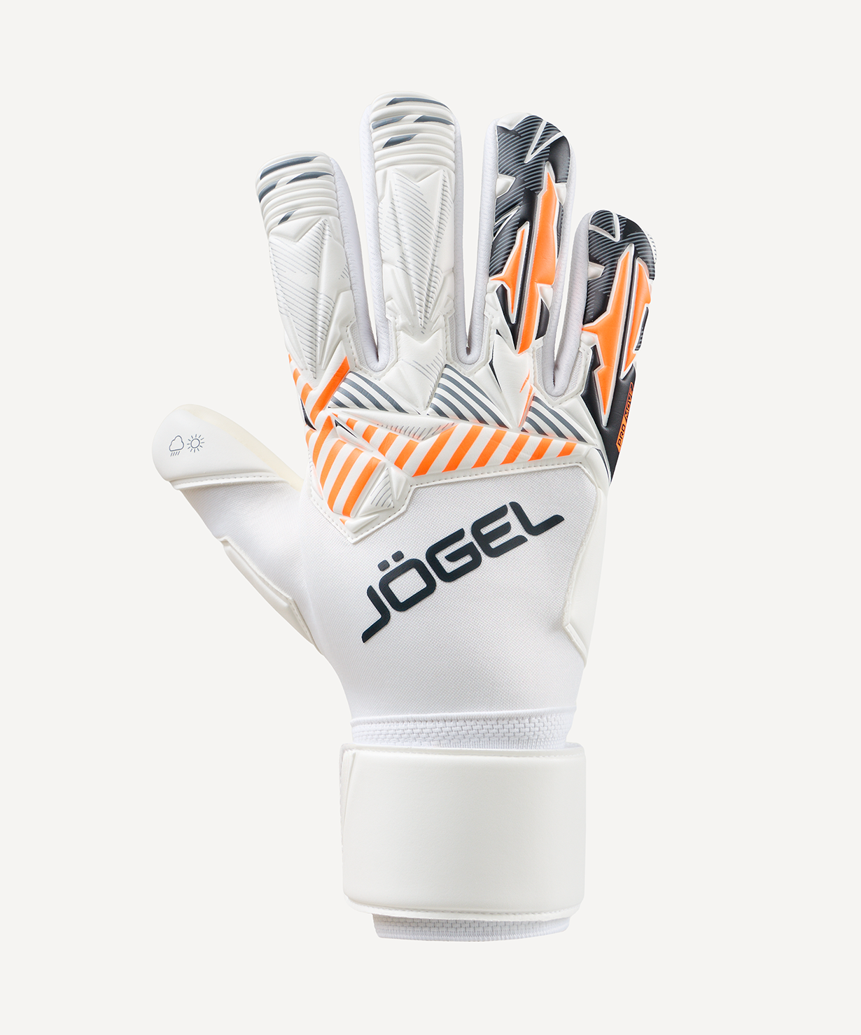 фото Перчатки вратарские Jogel MAGNUM SL4 Negative, белый Football-54 