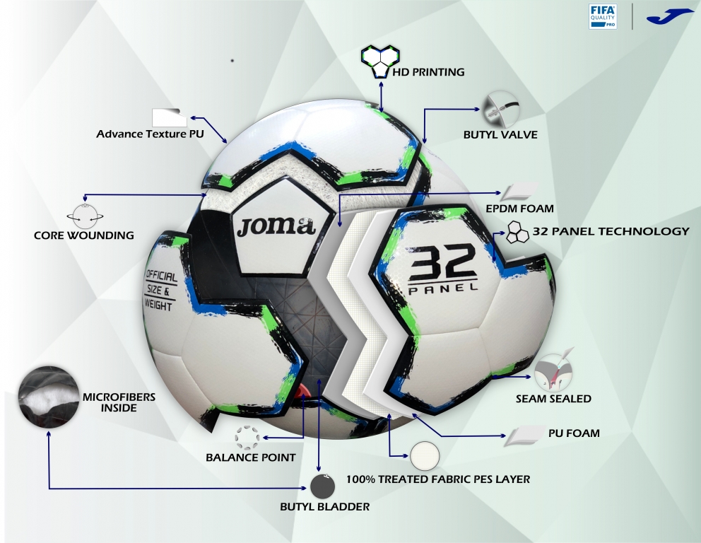 фото JOMA Joma GRAFITY II FIFA мяч футзальный Football-54 