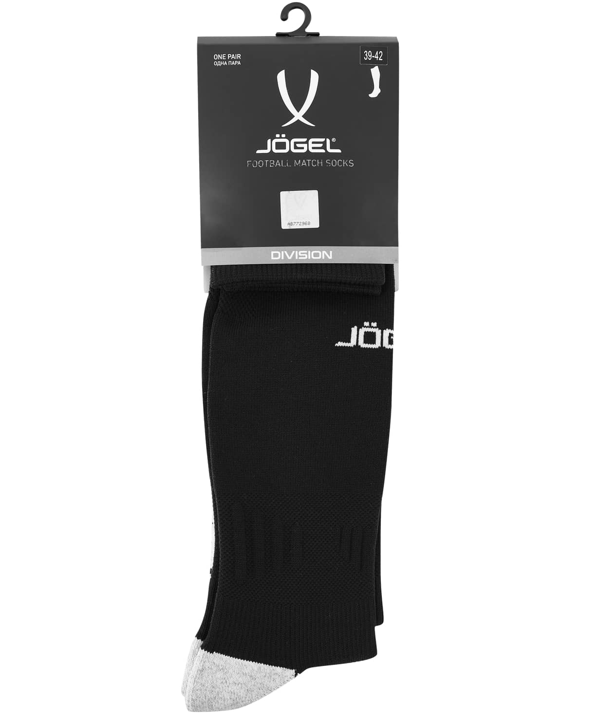 фото Jogel гетры футбольные Match Socks, черный Football-54 