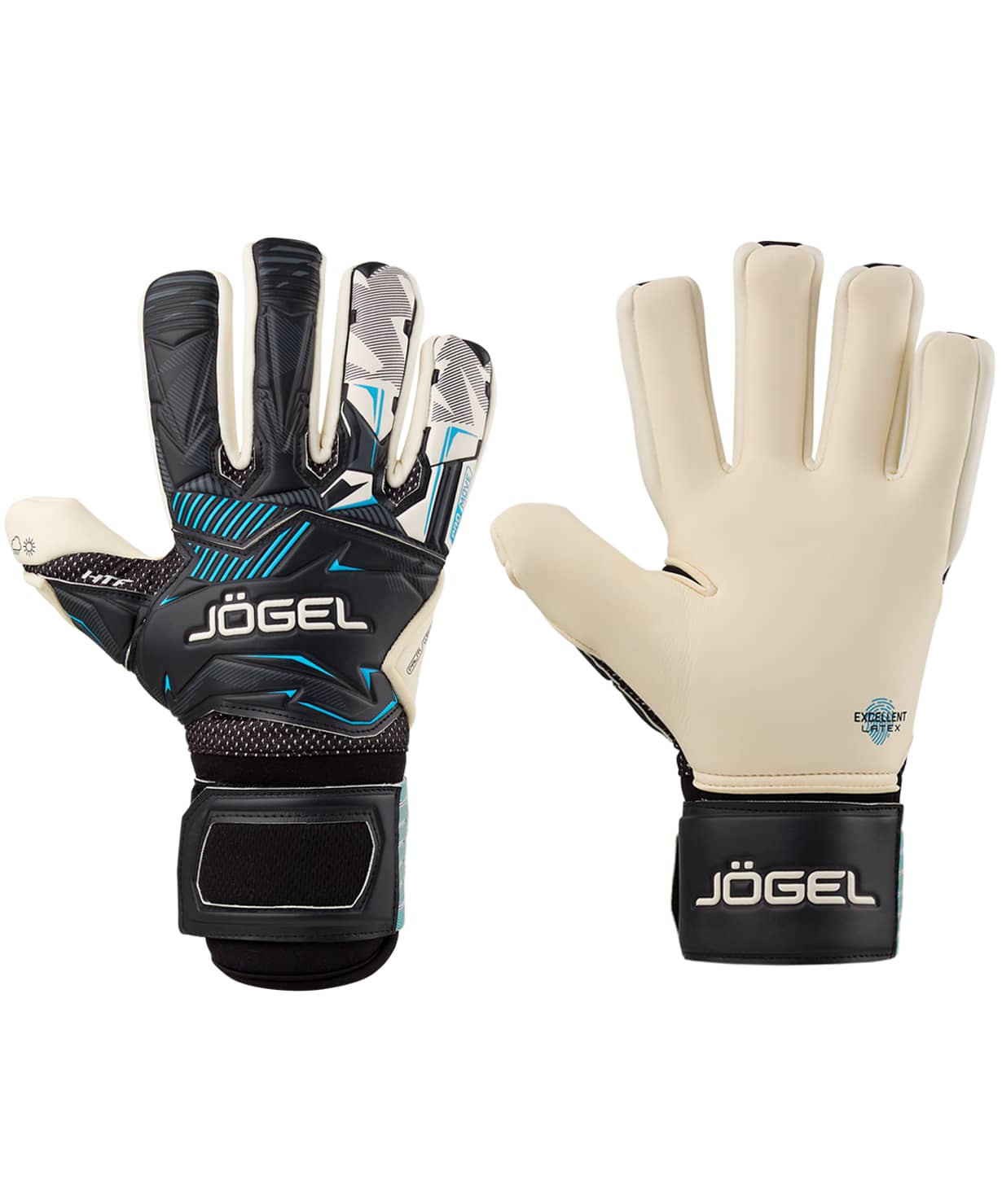 фото Перчатки вратарские Jogel MAGNUM EL4 Negative, черный Football-54 