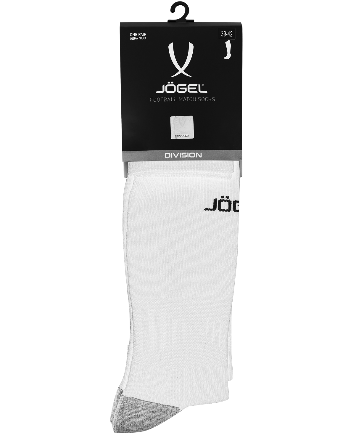 фото Jogel гетры футбольные Match Socks, белый Football-54 