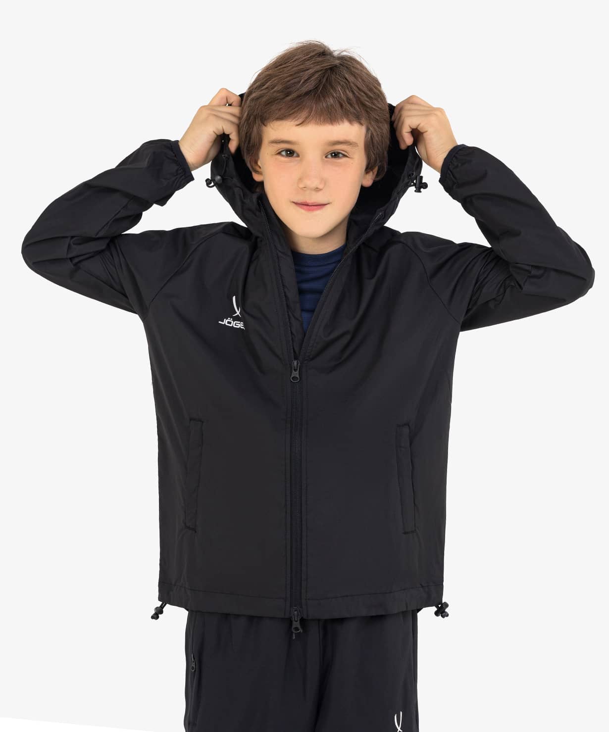 фото Куртка ветрозащитная JOGEL CAMP Rain Jacket, черный Football-54 
