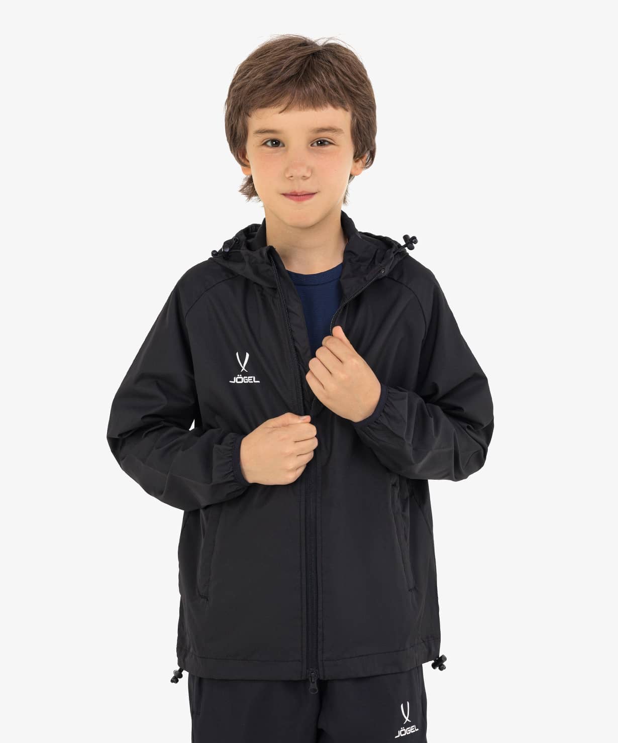 фото Куртка ветрозащитная JOGEL CAMP Rain Jacket, черный Football-54 